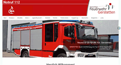 Desktop Screenshot of ffw-gerstetten.de